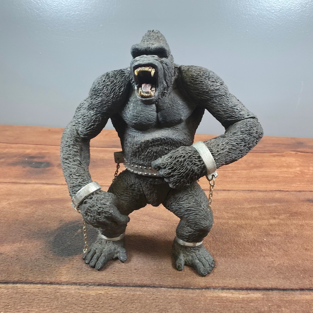 McFarlane Toys King Kong Action Figure 2000 Movie Maniacs Black Good Shackles